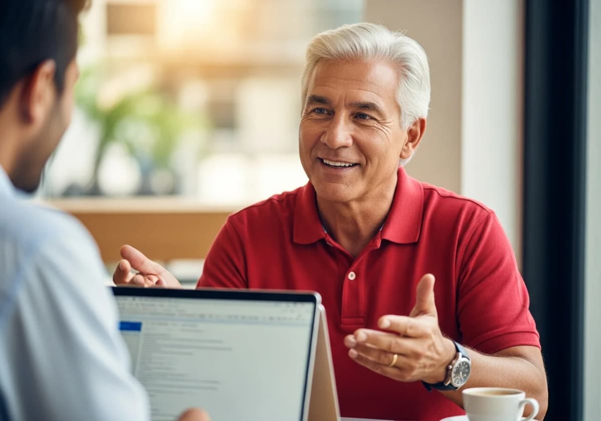 Semi-retired IT professional helping a client